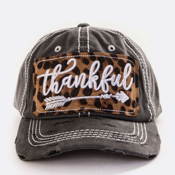 Lana Bean Jewels Accessories - Distressed gray fashion hat